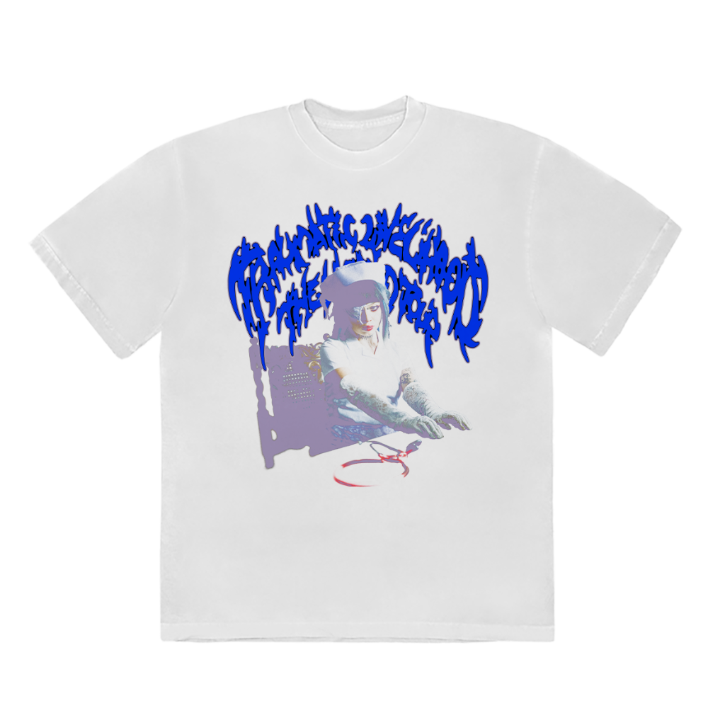 Traumatic Livelihood White Dateback Tee