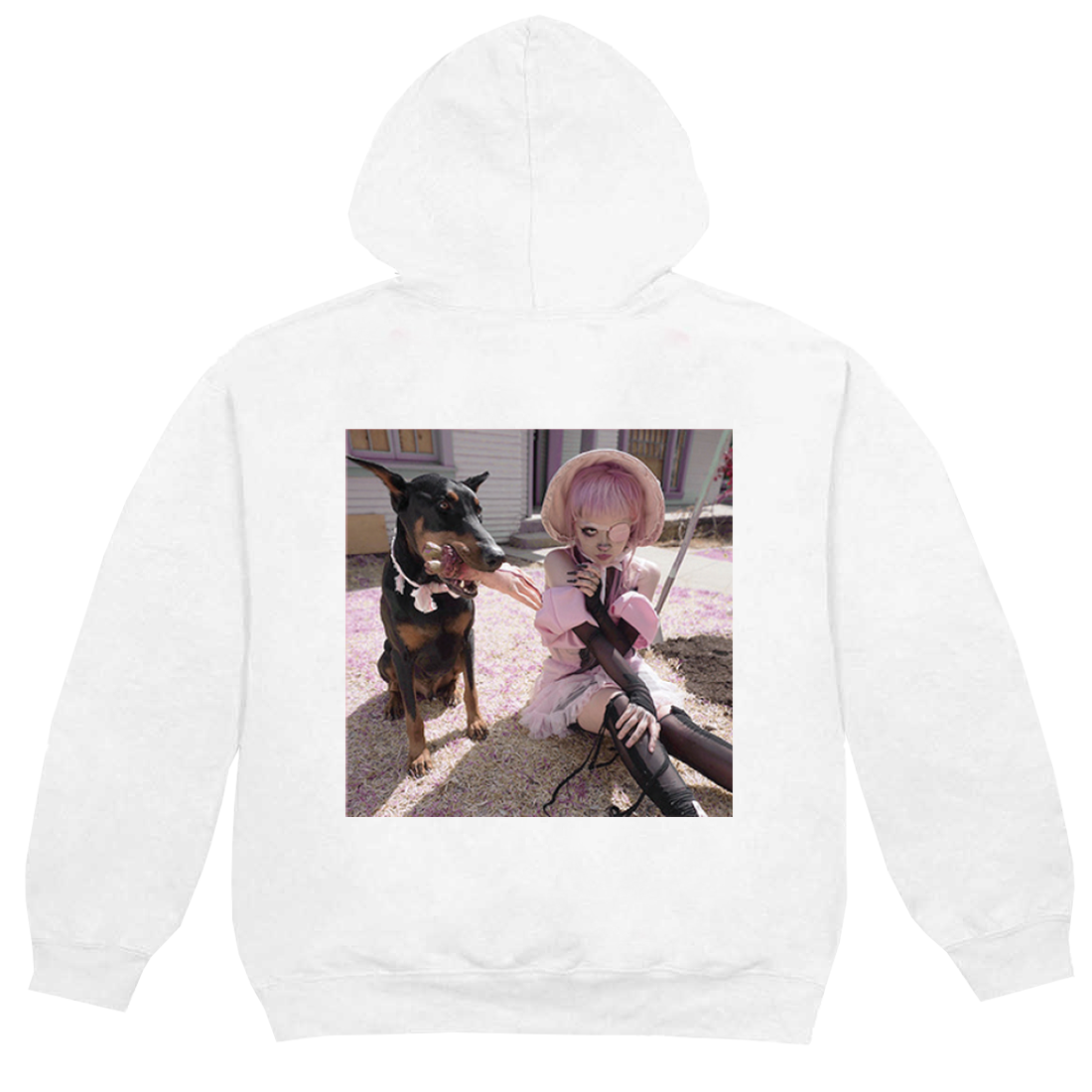 Yandere White Hoodie